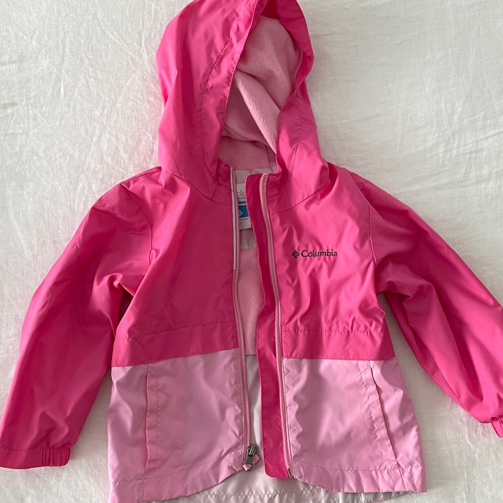 Columbia Kids Two-Tone Pink Raincoat